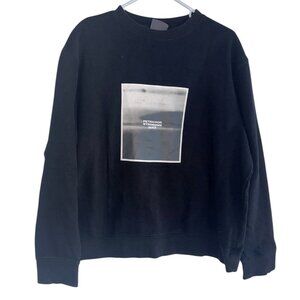 H&M x Streetwear Petrichor Syndrome 20XX Photo Tee Sweatshirt Black Mens L